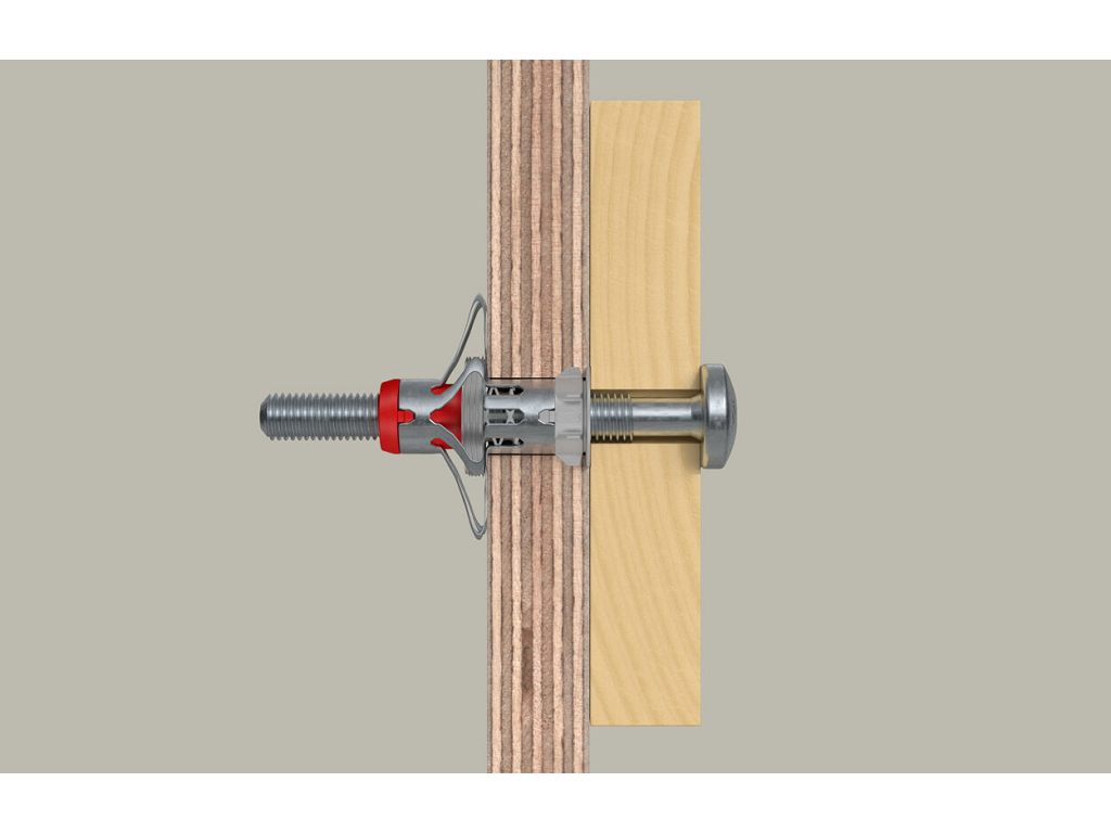 DuoHM 4x55 S PZ Tassello a Vite Impronta PZD per Cartongesso-Truciolare pz.25 | Fischer - immagine 3